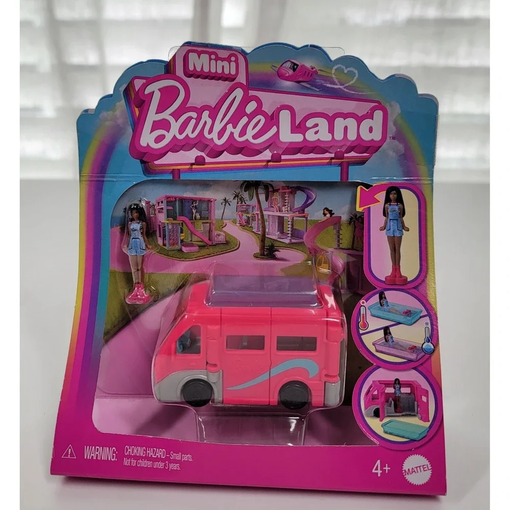 5 Mini Barbie Land Lot Car‎ Camper Play House Cutie Color Reveal Surprise Dolls - Picture 13 of 14